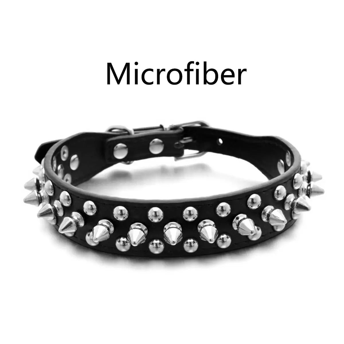 Anti-Bite Rivet Dog Collar for Large Dogs_CWMM5978