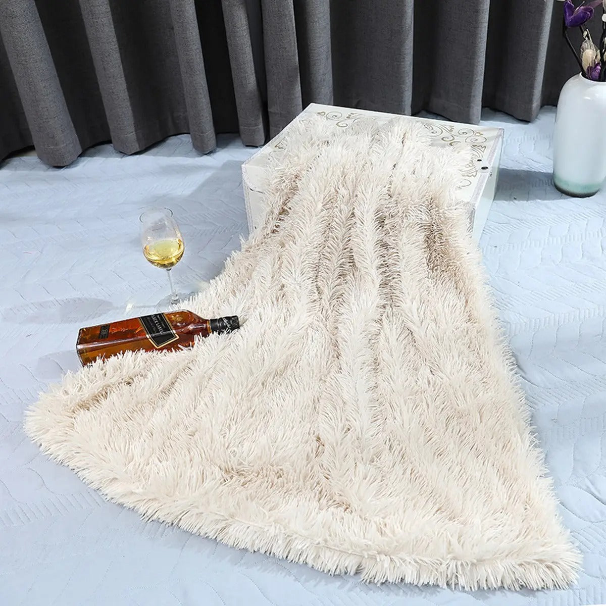 Lightweight Plush Pet Blanket for Summer_CWMM5322