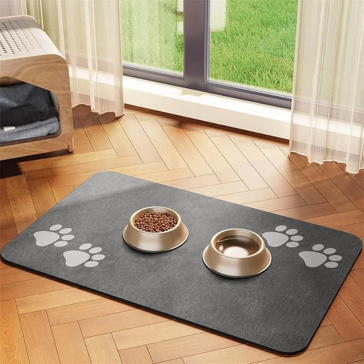 Diatom Pet Feeding Mat – Absorbent & Anti-Urine_CWMM6074