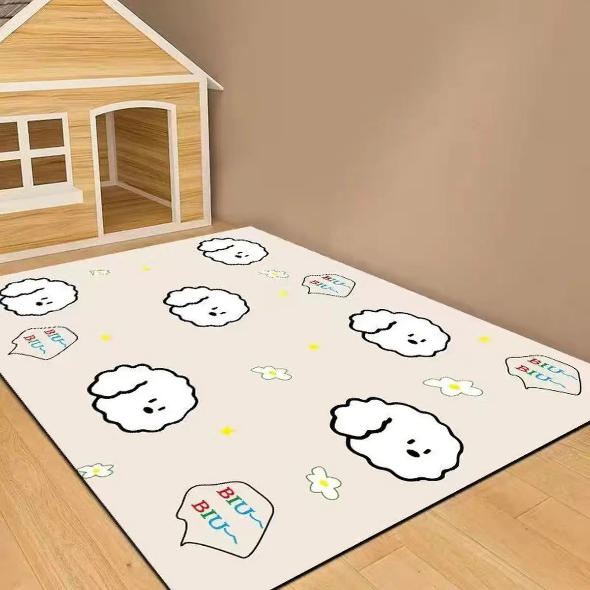 Cute PVC Pet Mat Waterproof, Non-Slip & Easy Clea_CWMM6071