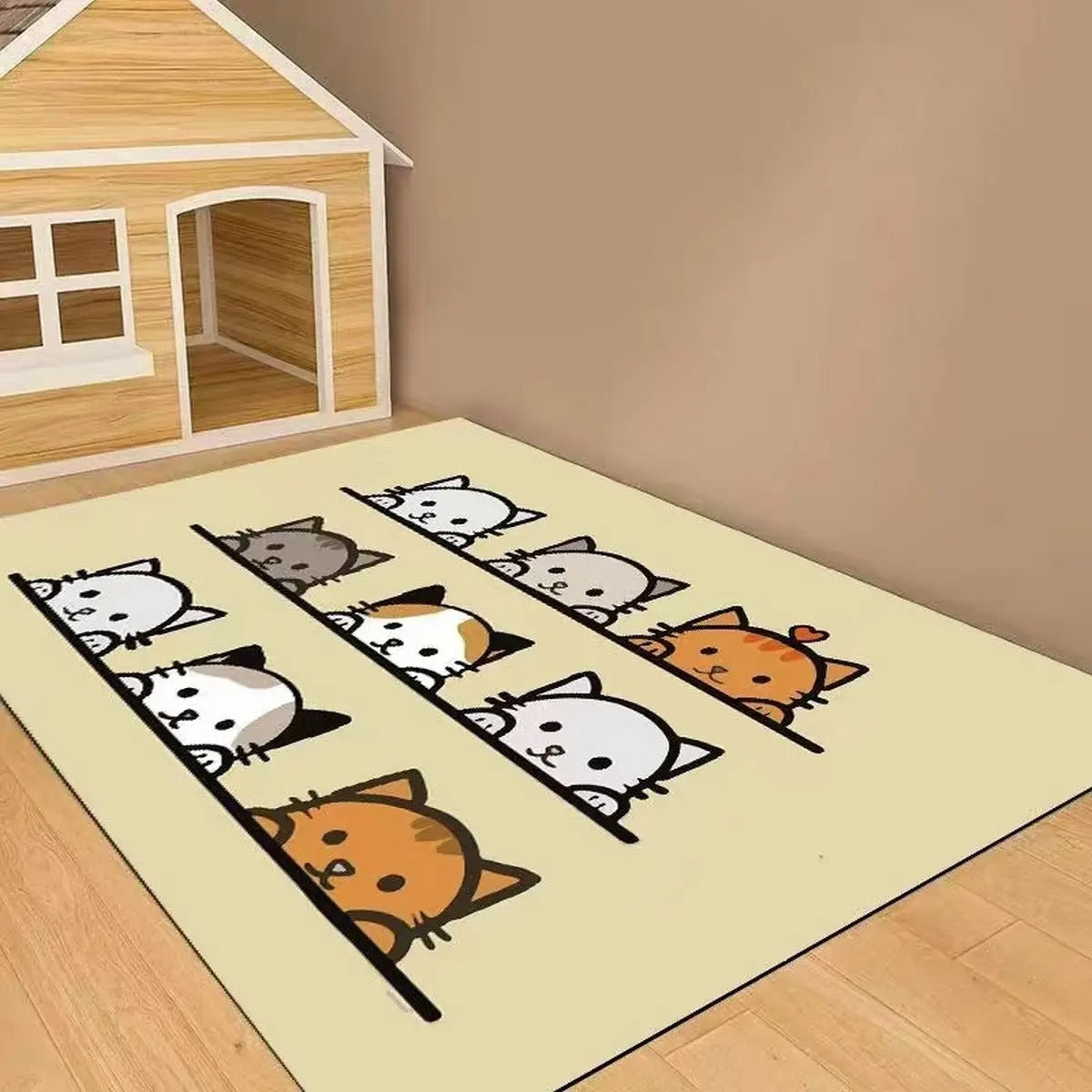 Cute PVC Pet Mat Waterproof, Non-Slip & Easy Clea_CWMM6071