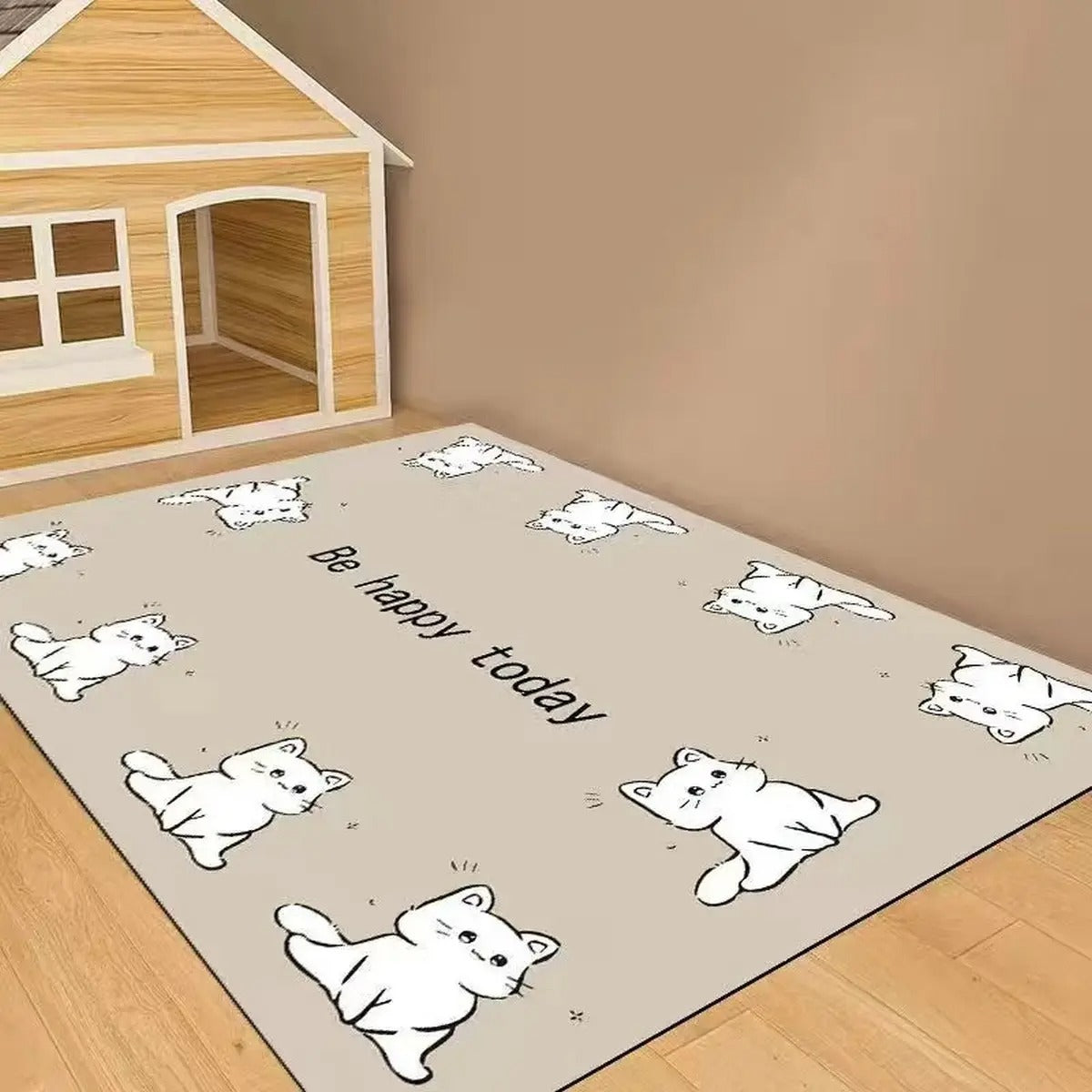 Cute PVC Pet Mat Waterproof, Non-Slip & Easy Clea_CWMM6071
