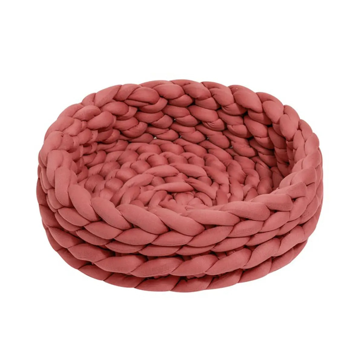 Chunky Handwoven Pet Bed, Machine Washable Cotton_CWMM6457