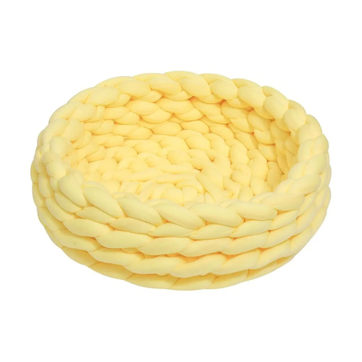 Chunky Handwoven Pet Bed, Machine Washable Cotton_CWMM6457