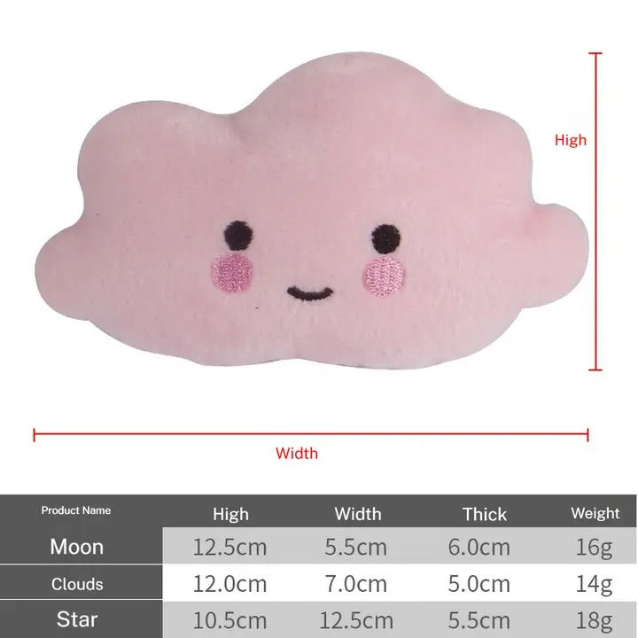 Squeaky Plush Toy, Durable Chew for Small Dogs_CWMM5481