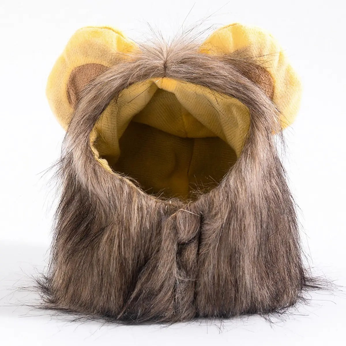 Lion Mane Wig for Cats and Dogs – Pet Costume Hat_CWAH3745