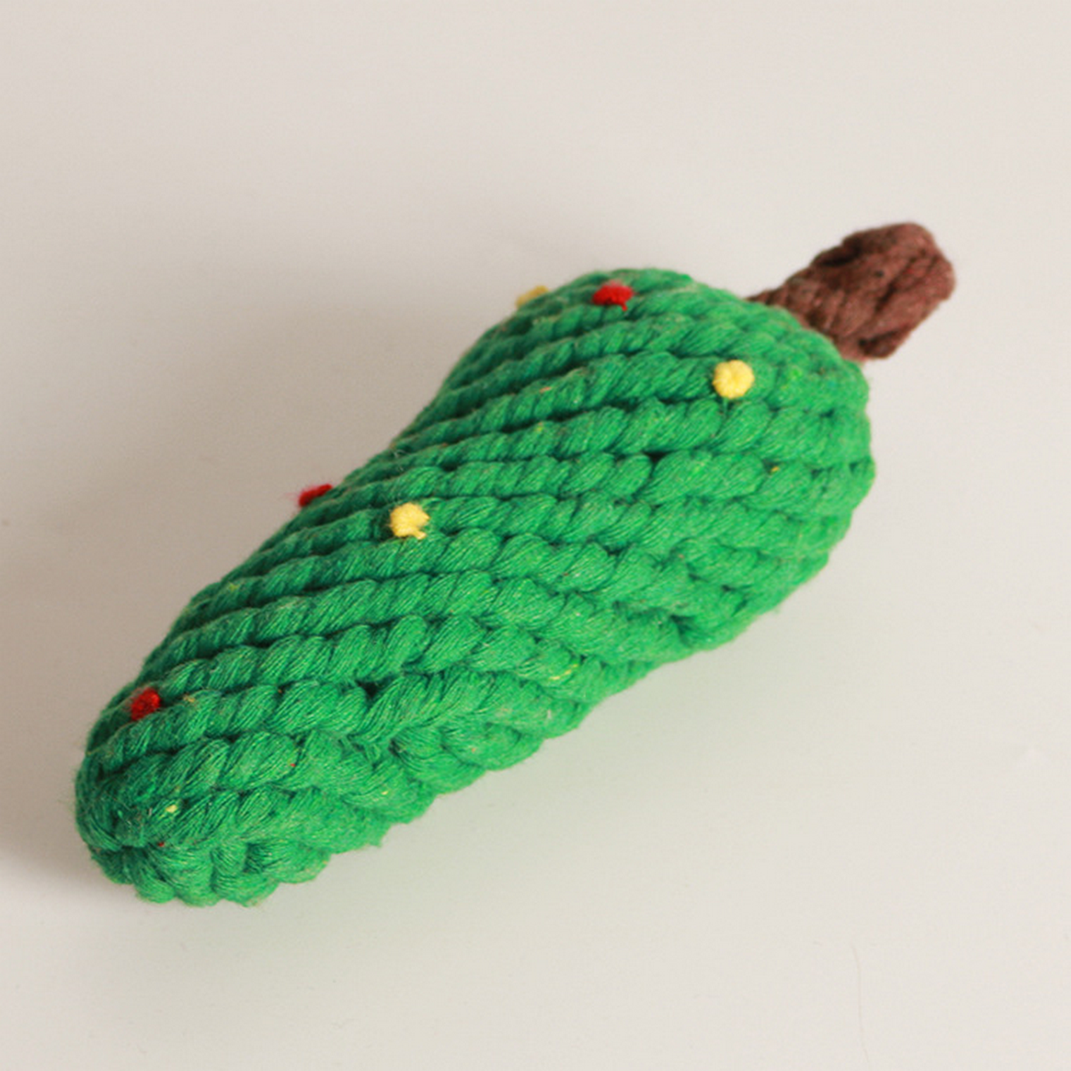 Handmade Dog Chew Toy – Xmas Tree Rope Design_CWMM8061