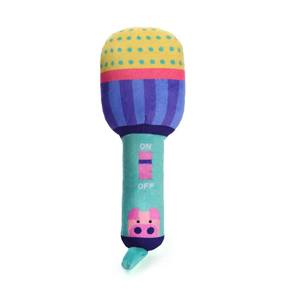 Microphone Chew Toy, Squeaky Fun for Dogs & Cats_CWMM5467