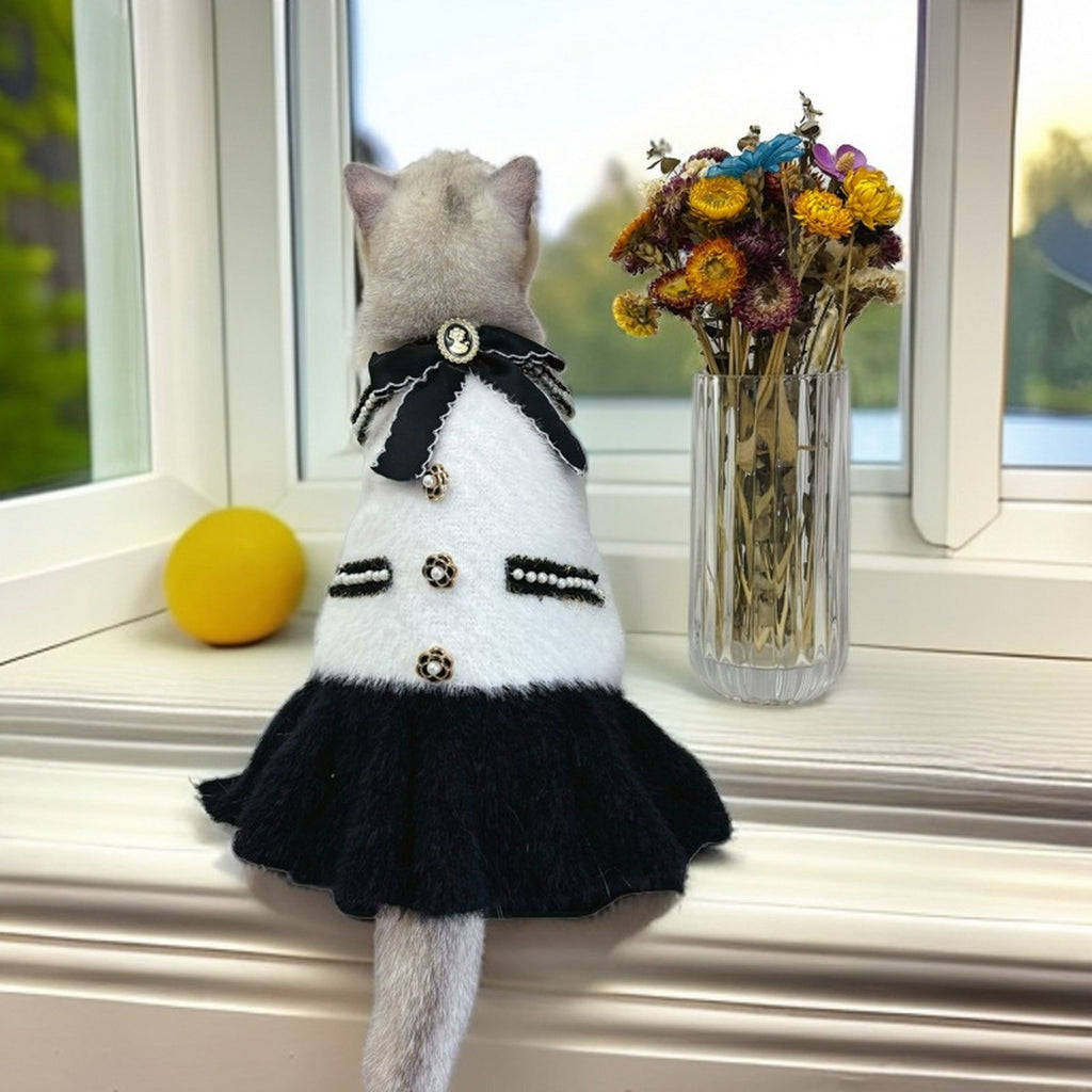 Winter Knit Pet Dress for Dogs and Cats_CWMM12280