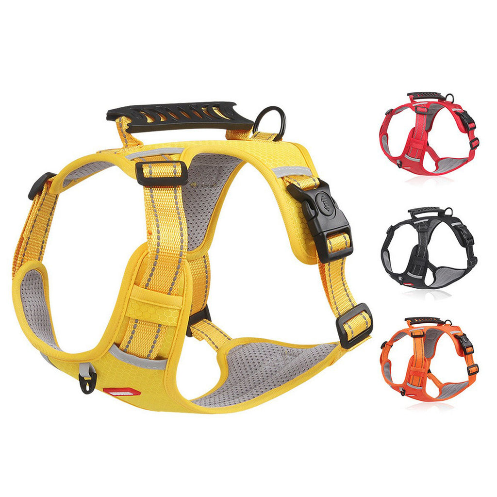No-Pull Reflective Dog Harness, Large Dog Leash_CWMM12442