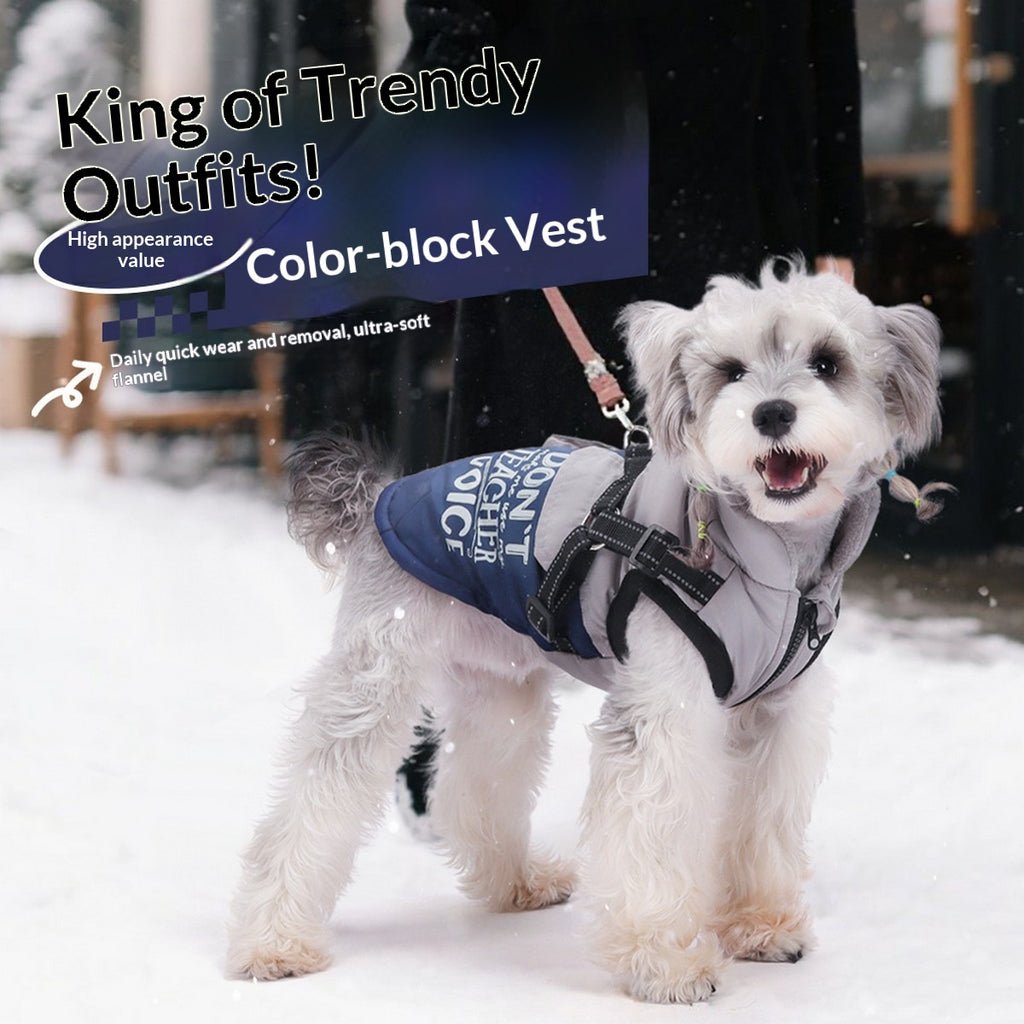 Insulated Winter Pet Vest for Small Dogs_CWMM12403