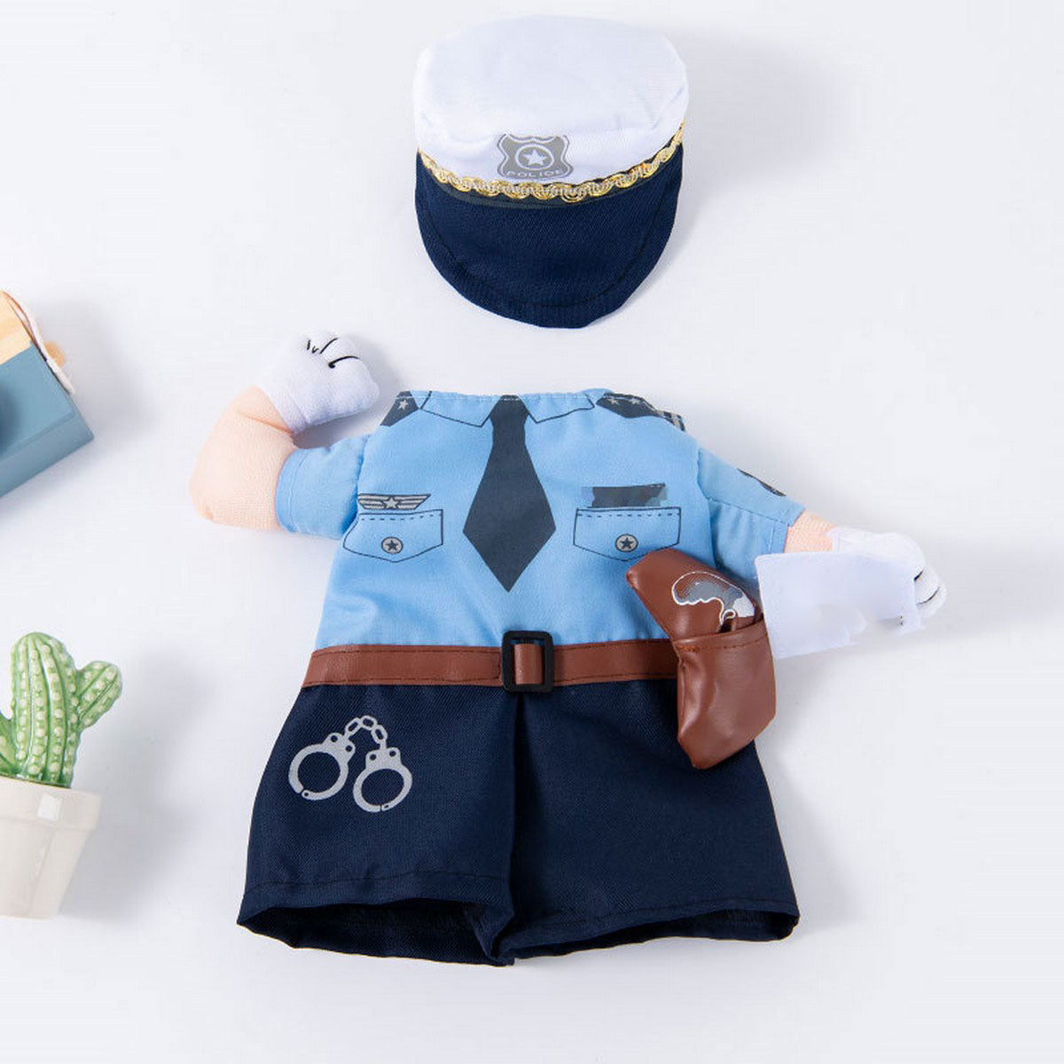 Pet Police Cat Costume for Dogs and Cats_CWMM12814