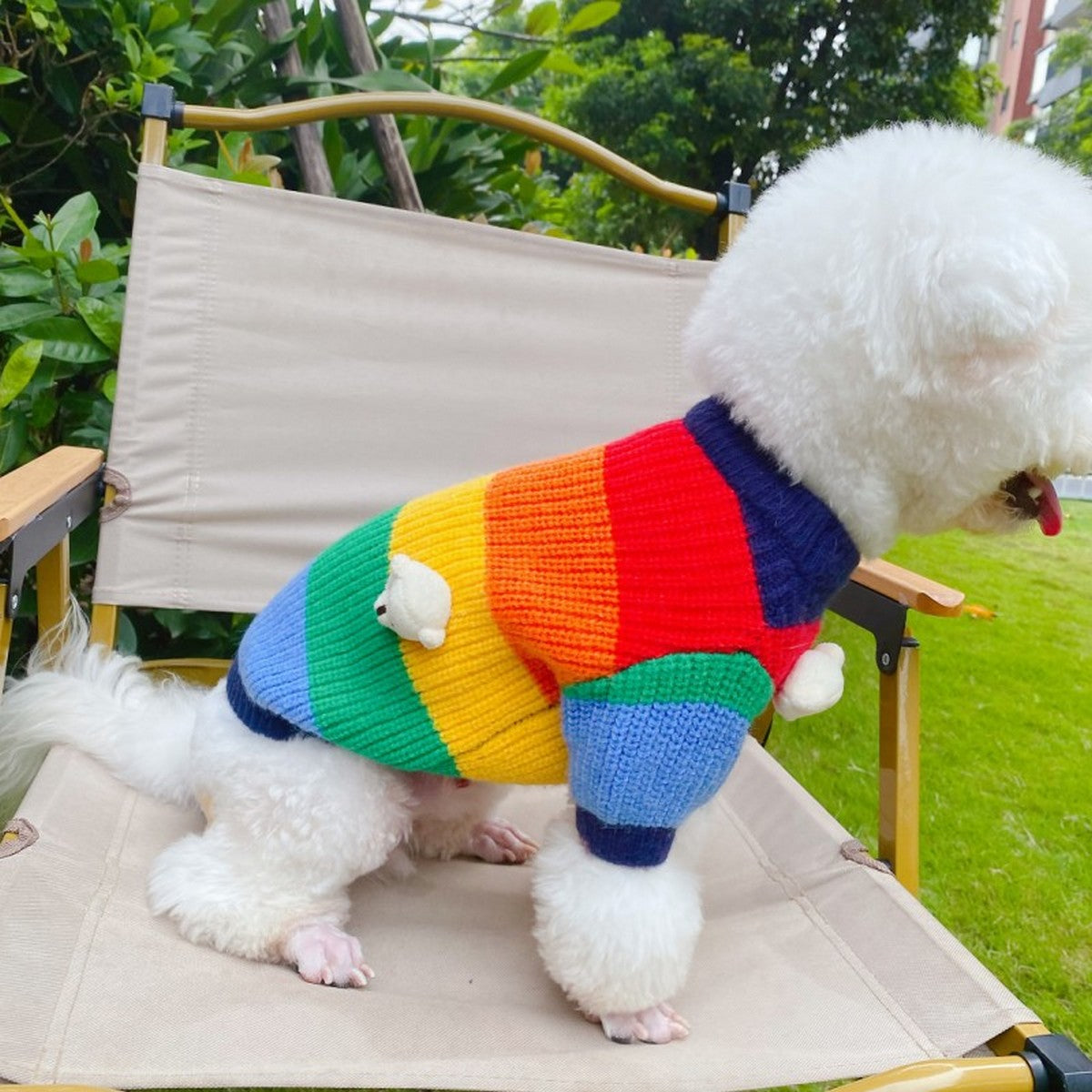 Colorful Knit Dog Cat Sweater for Winter_CWMM12307