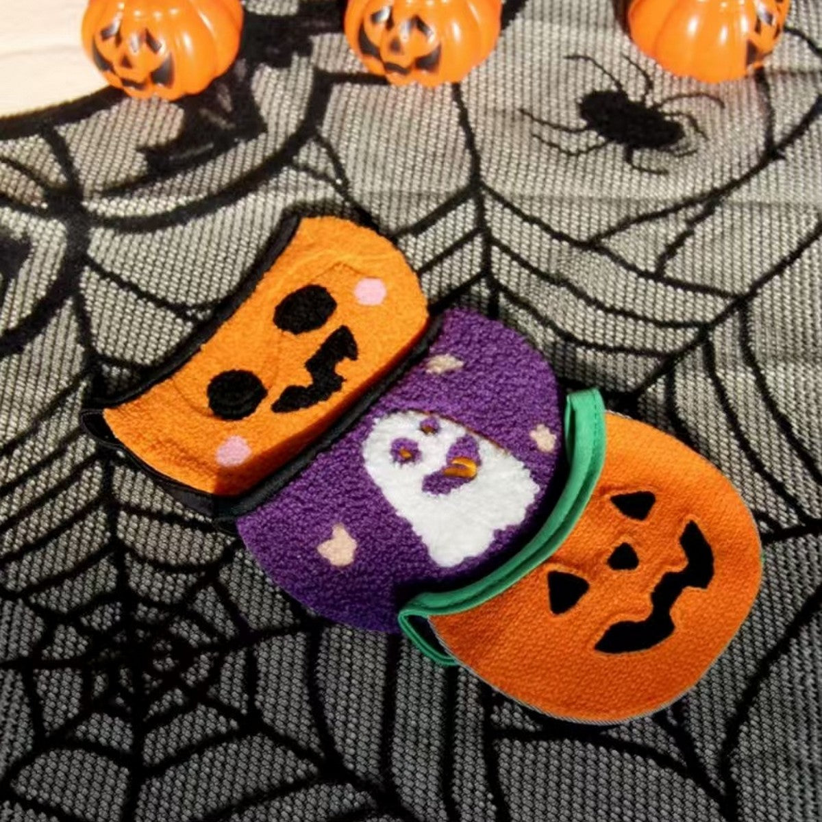 Halloween Pet Bib – Pumpkin Ghost Bandana_CWMM11072