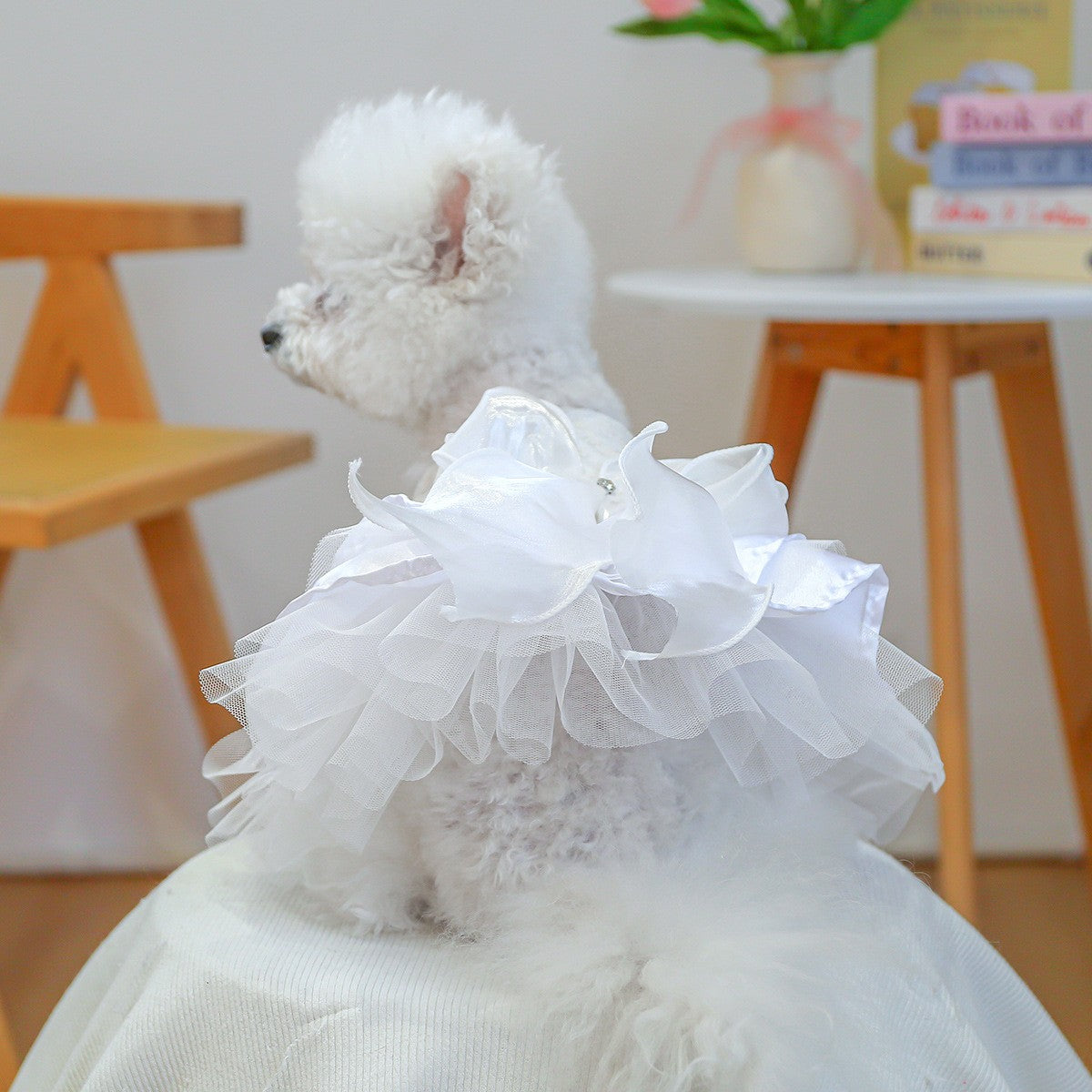Cute Pet Ballet Tulle Princess Dress_CWMM13091