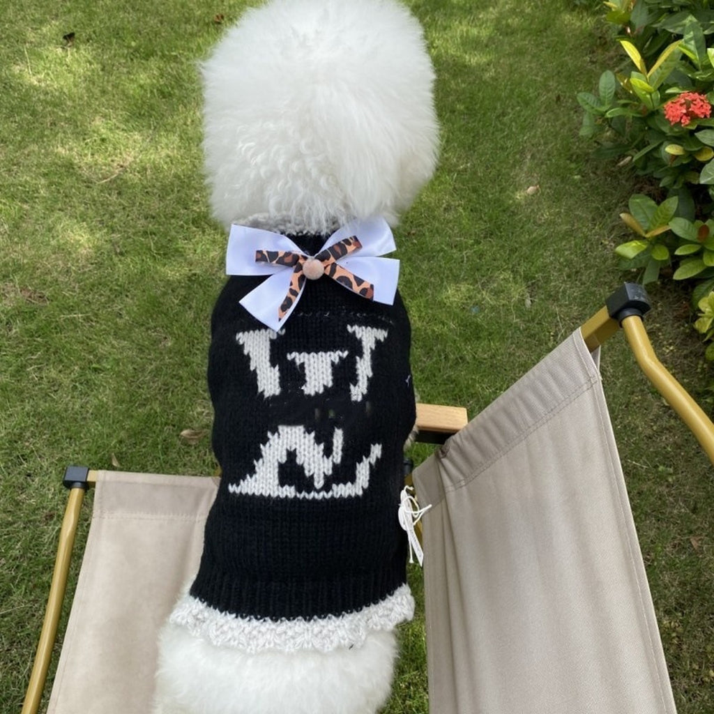 Designer Style Dog Cat Knit Sweater_CWMM12349