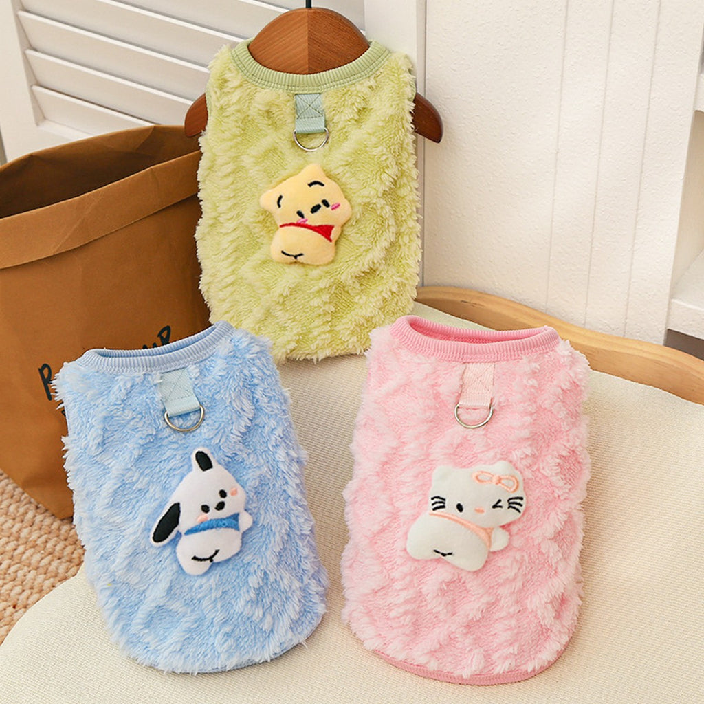 Plush Lined Coat for Small Dogs & Cats_CWMM11119