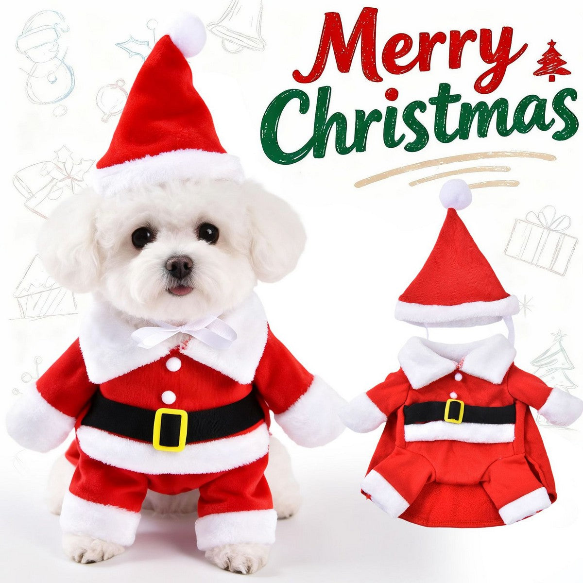 Pet Christmas Costume for Dogs and Cats_CWMM12878