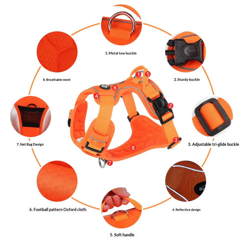Comfort Fit Dog Harness with Reflective Trim_CWMM12553