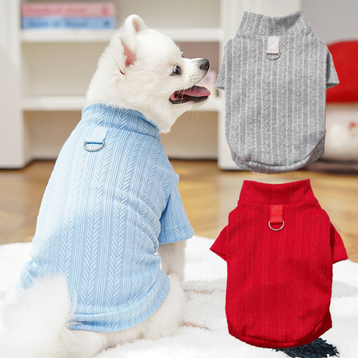 Elastic Pet Undershirt – Soft Fall Winter Outfit_CWMM11074
