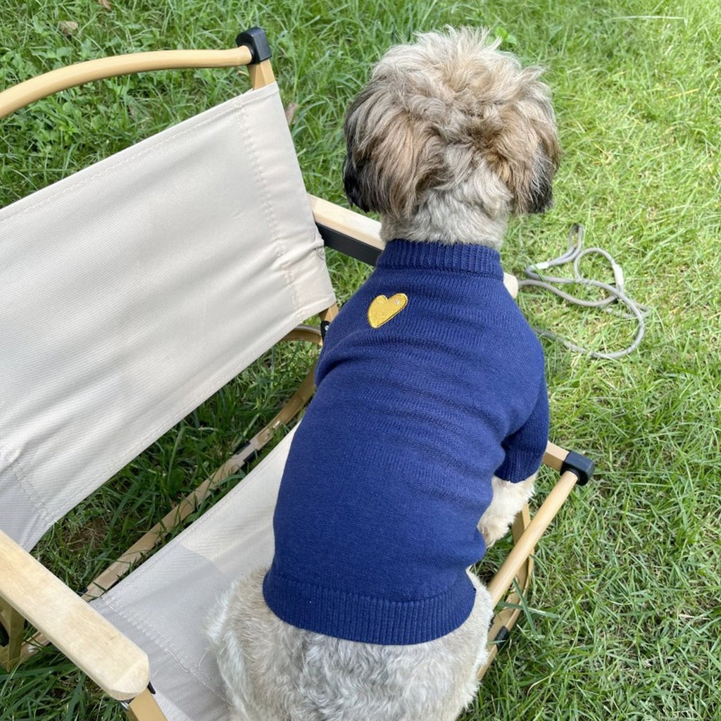 Warm Knit Dog Cat Cardigan Sweater_CWMM12306