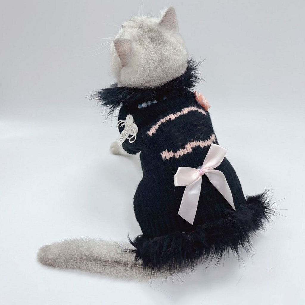 Winter Turtleneck Knit Dog Cat Sweater_CWMM12377