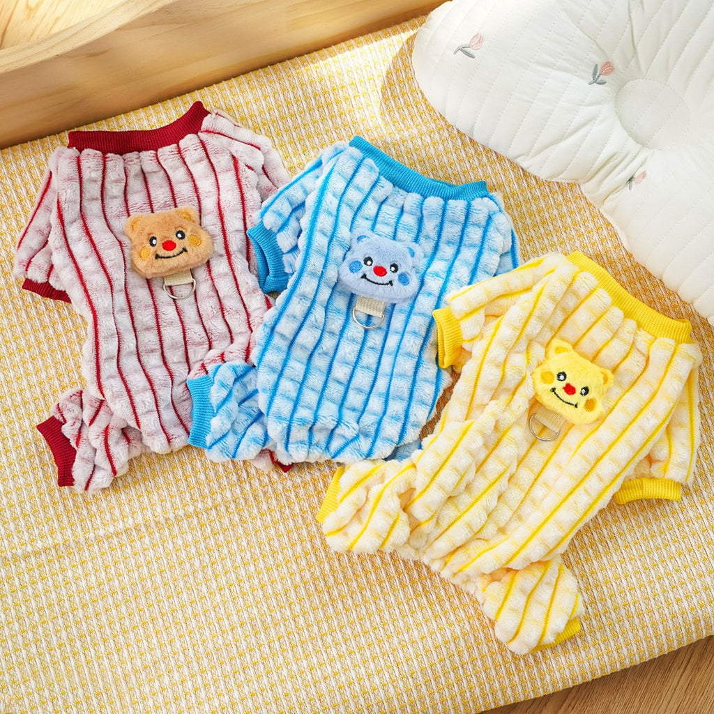 Pet Pajamas – Warm Dog Cat Four-Leg Outfit_CWMM11300
