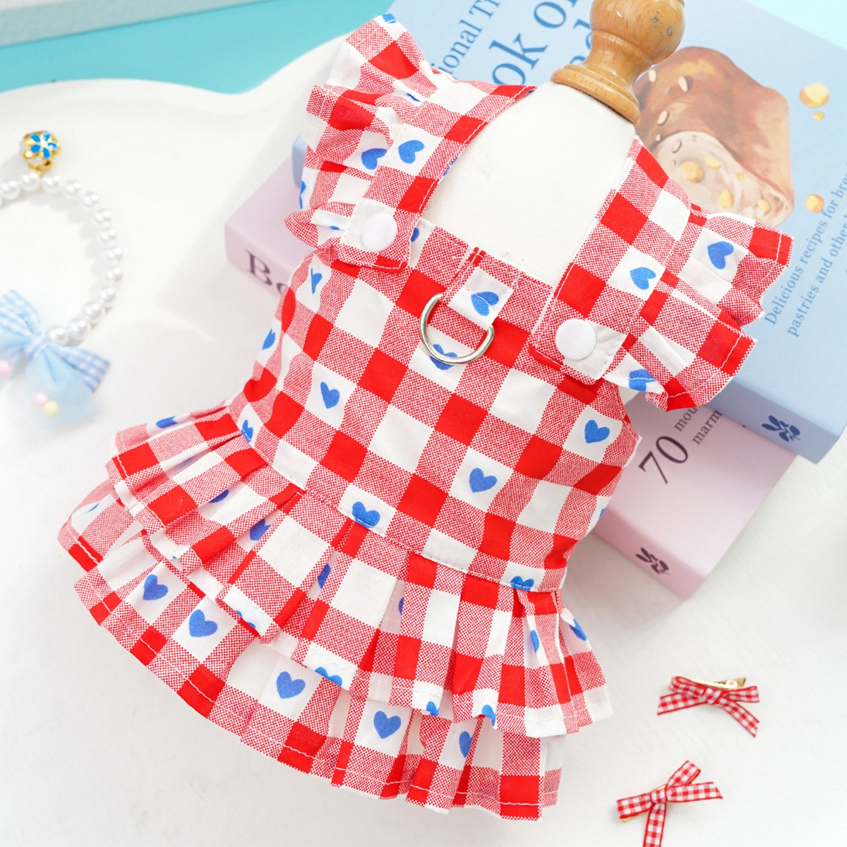 Pet Harness Dress – Cute Princess Outfit_CWMM11295