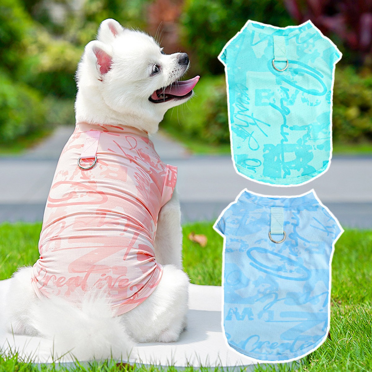 Cool Pet Tank Top – Breathable Cat Dog Outfit_CWMM11273