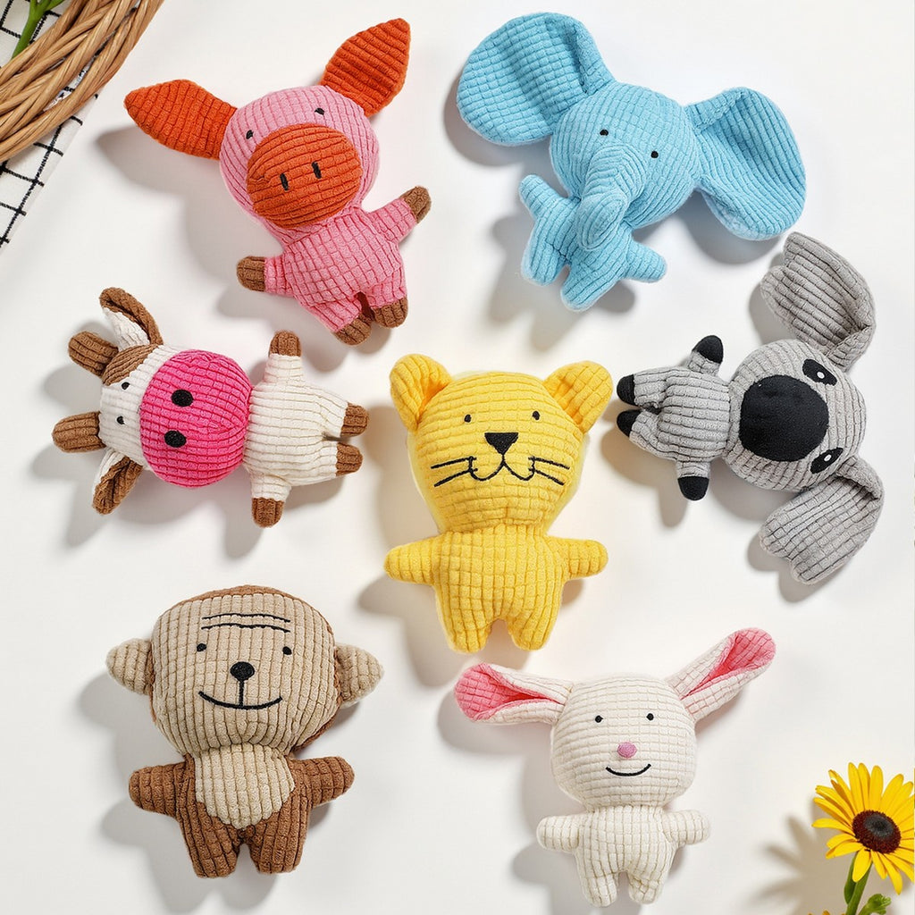 Durable Plush Squeaky Dog Toy for Chewing_CWMM12963