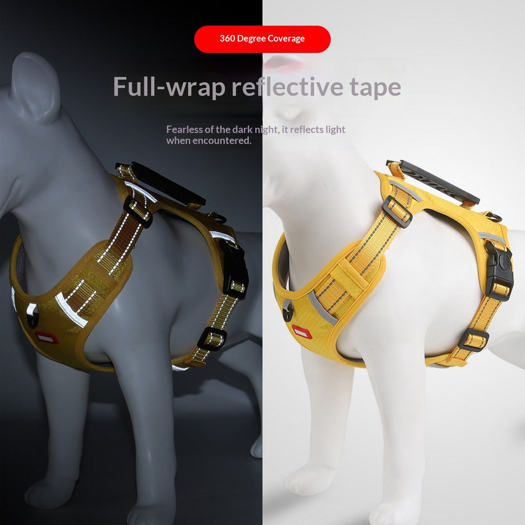 No-Pull Reflective Dog Harness, Large Dog Leash_CWMM12442