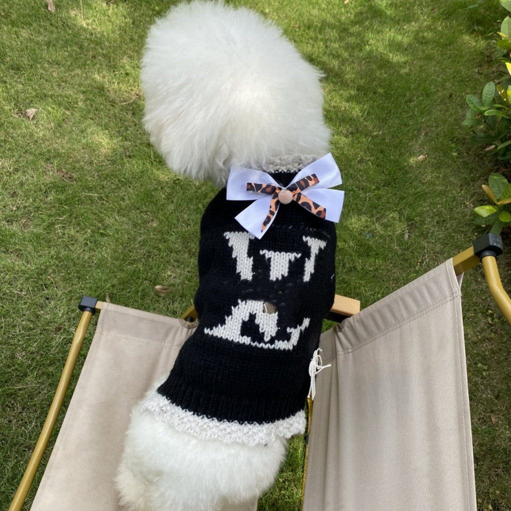 Designer Style Dog Cat Knit Sweater_CWMM12349