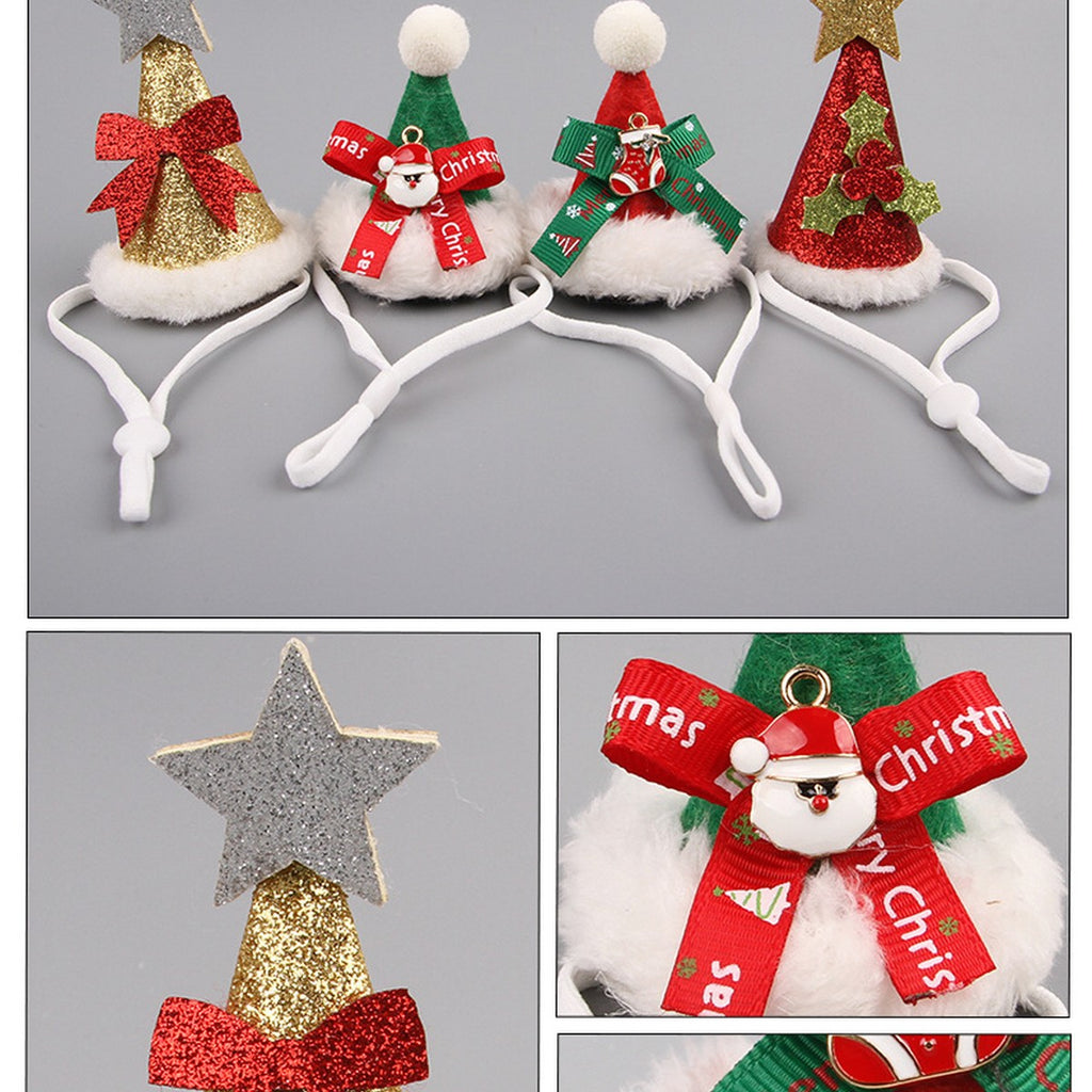 Colorful Christmas Hat for Cats & Dogs_CWMM11403