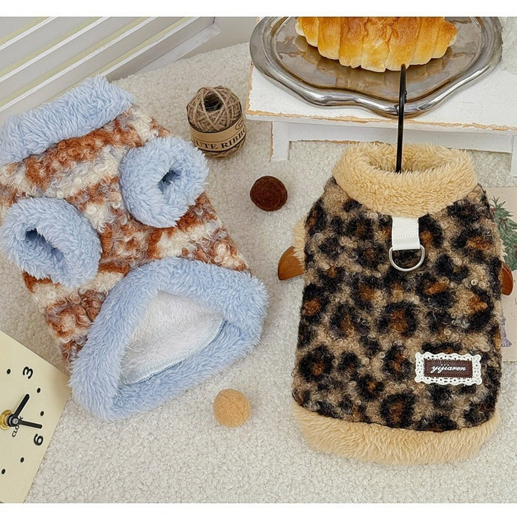 Warm Turtleneck Dog Vest Teddy Bichon Cat_CWMM12276