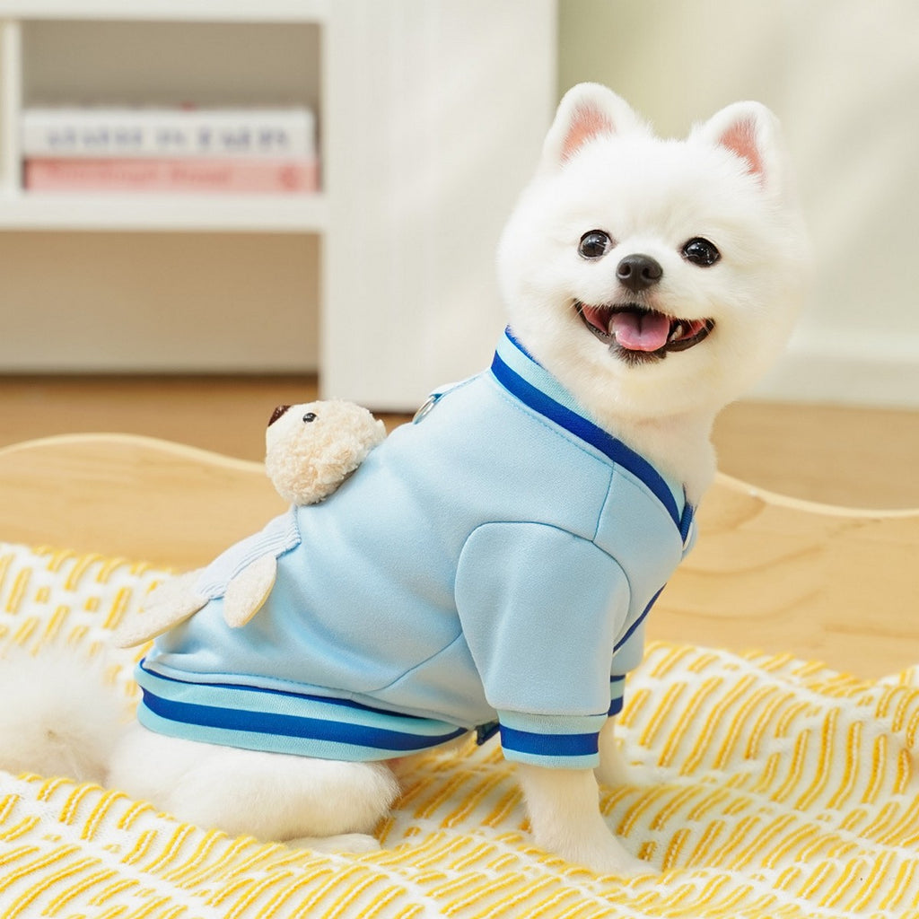 Trendy Pet Jacket – Warm Sporty Baseball Look_CWMM11169