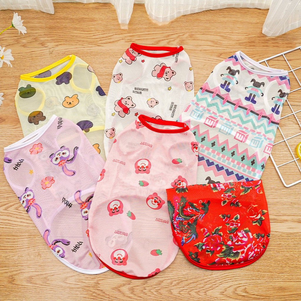 Cooling Mesh Pet Shirt for Large Dogs & Cats_CWMM11081