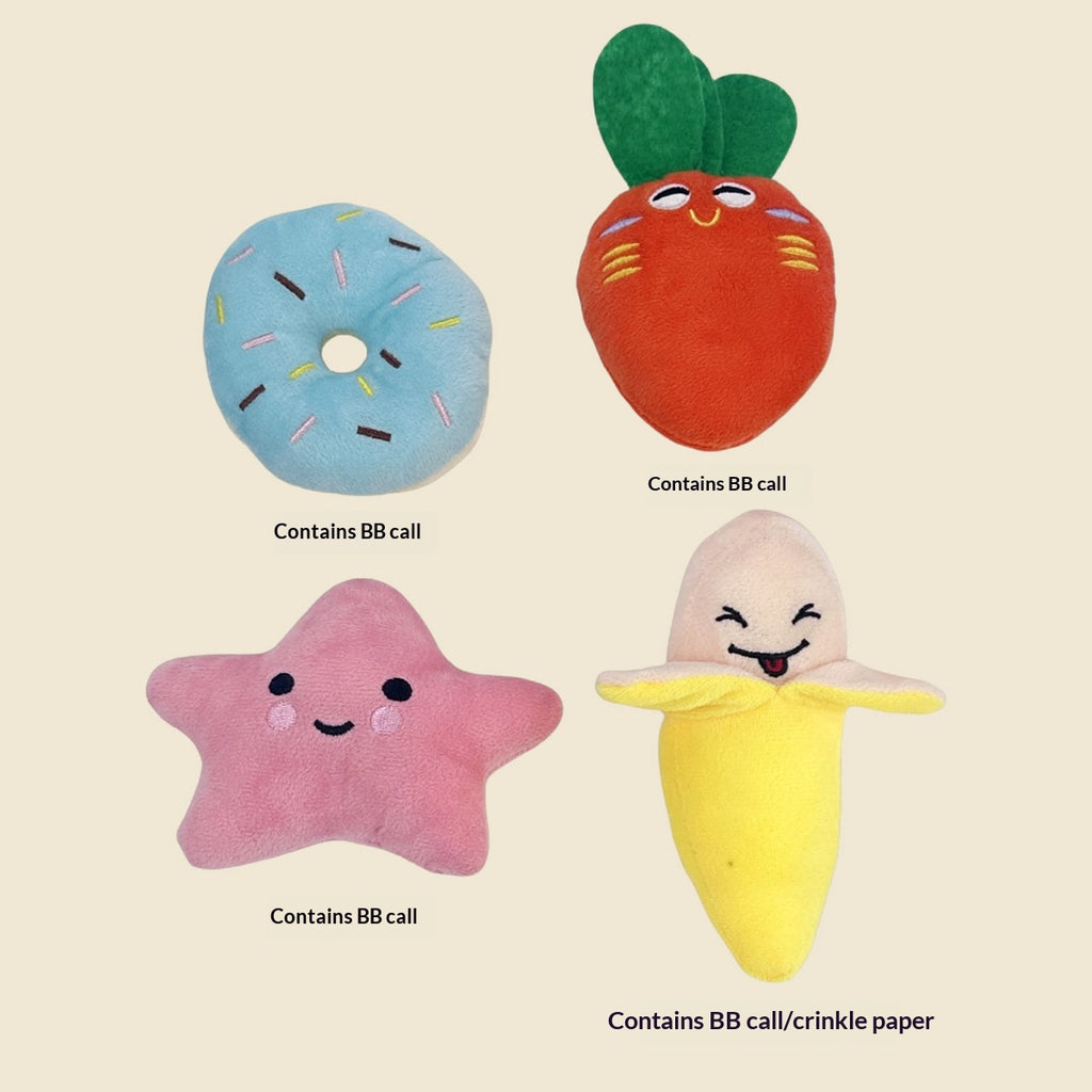 Plush Squeaky Pet Toy for Chewing and Boredom_CWMM12964