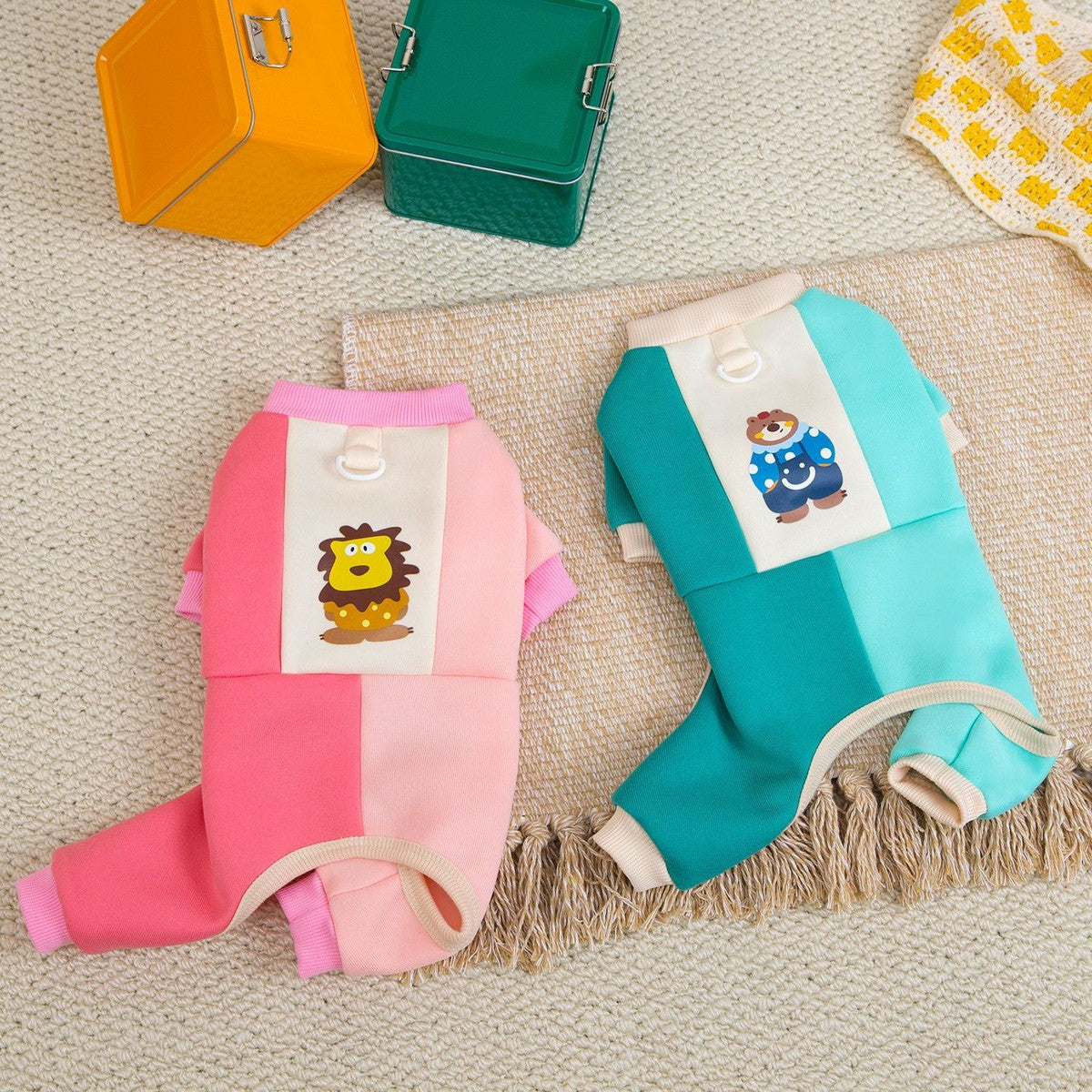 Winter Lion Dog Hoodie Jumpsuit Small Dogs_CWMM12258