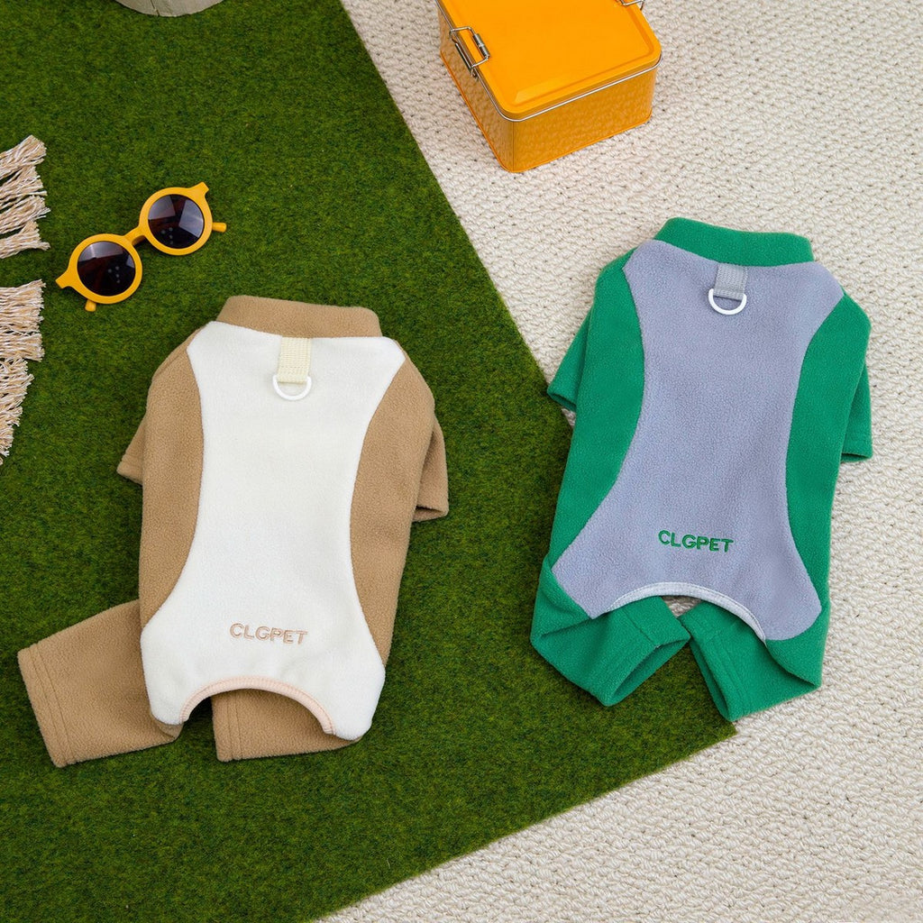 Cozy Fleece Dog Jumpsuit for Small Dogs_CWMM12232