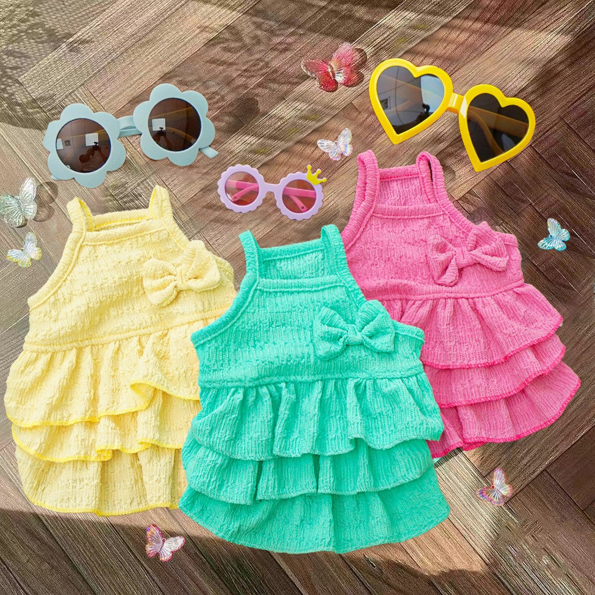New Pet Tutu Dress Thin & Cute for Teddy and Bichon_CWMM11140