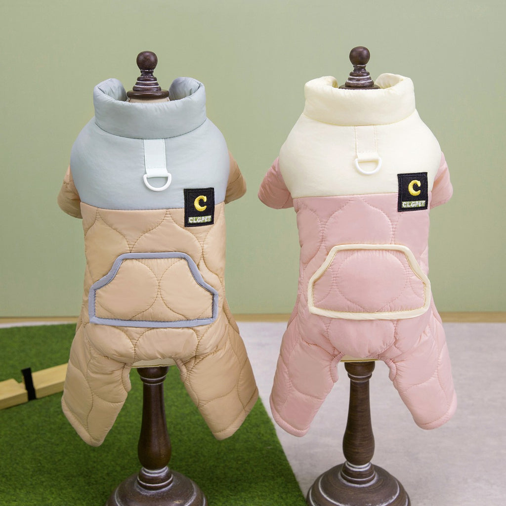 Teddy Bichon Dog Four-Leg Cotton Vest_CWMM12230