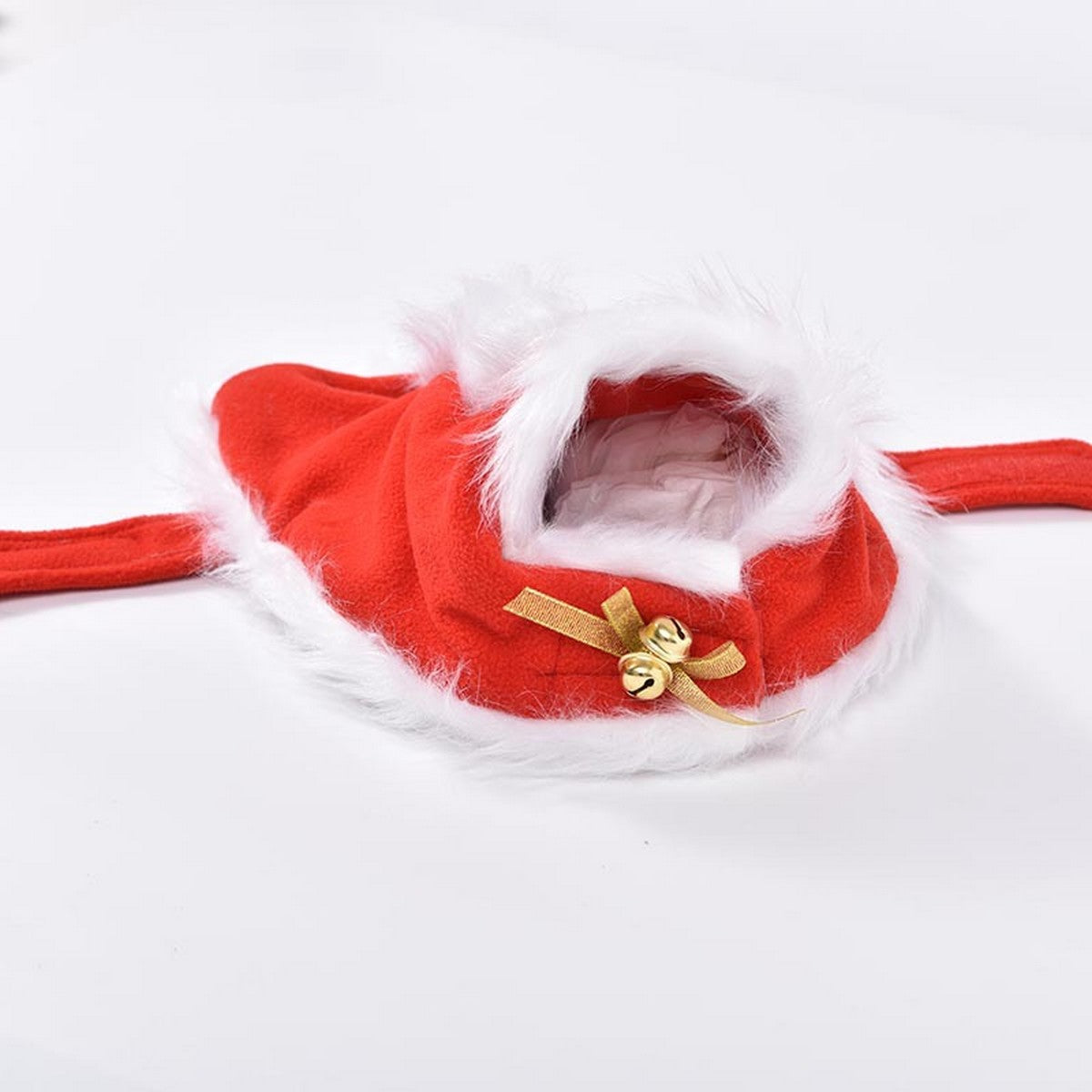 Small Dog Cat Cosplay Bell Christmas Cape_CWMM12882