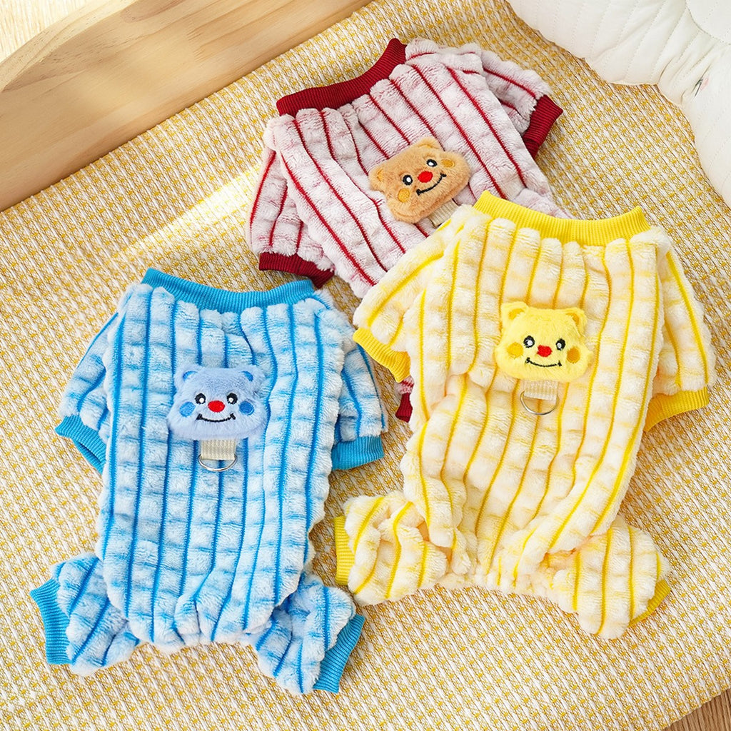 Pet Pajamas – Warm Dog Cat Four-Leg Outfit_CWMM11300