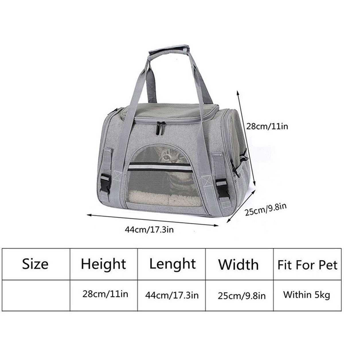 Lightweight Pet Carrier for Travel and Car Use_CWMM12936
