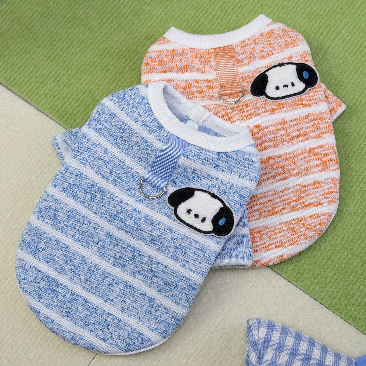 Pet Winter Knitted Hoodie with Leash Ring_CWMM12229