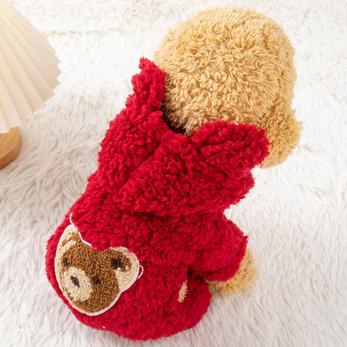 Cute Bear Hooded Pet Winter Coat_CWMM12742