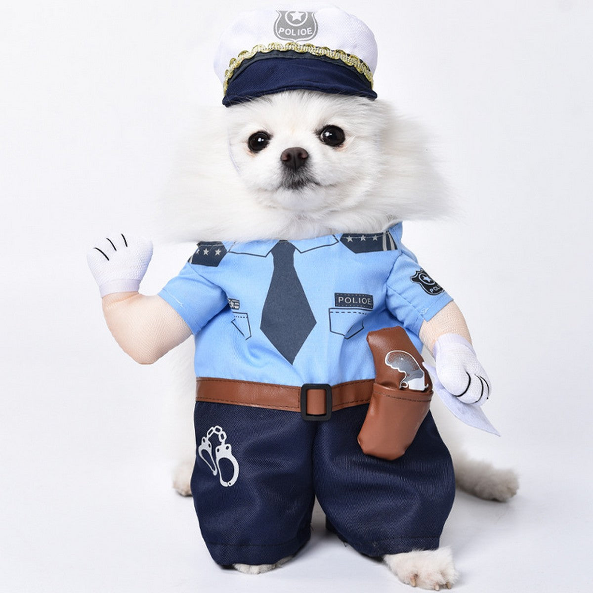 Pet Police Cat Costume for Dogs and Cats_CWMM12814