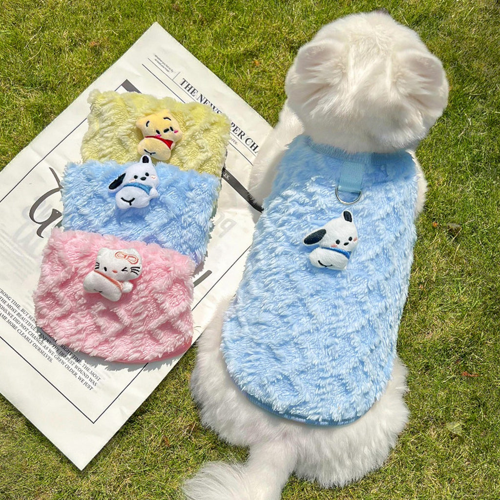 Plush Lined Coat for Small Dogs & Cats_CWMM11119