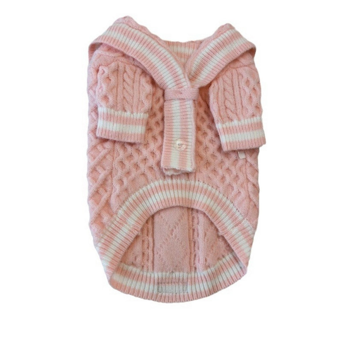 Nautical Collar Knit Dog Sweater_CWMM12303