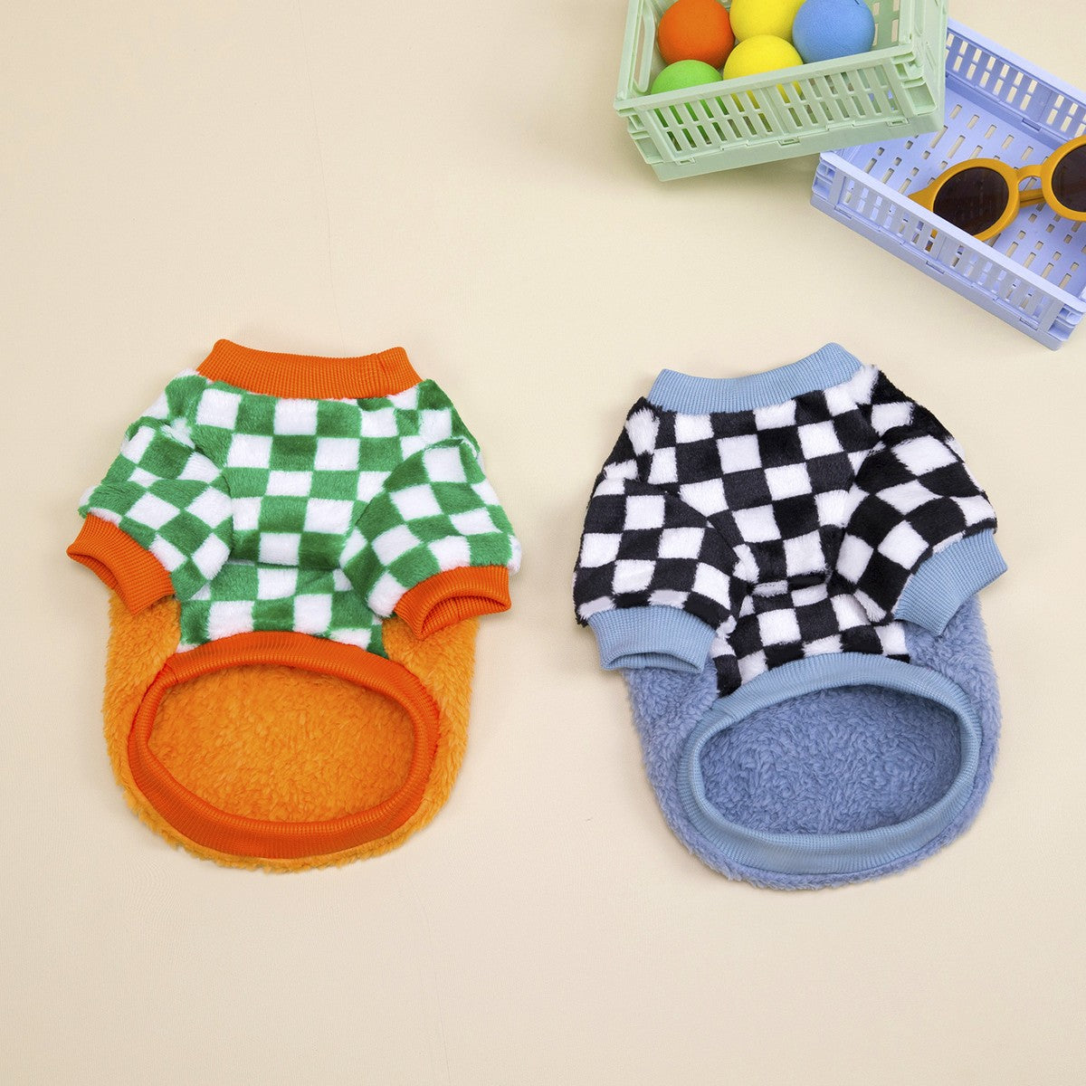 Pet Winter Fleece Hoodie for Small Dogs_CWMM12231